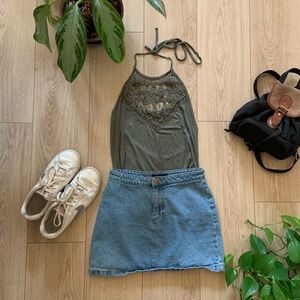 Green halter
